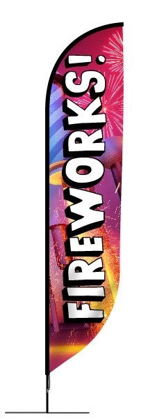 Feather Banner Single Sided Small