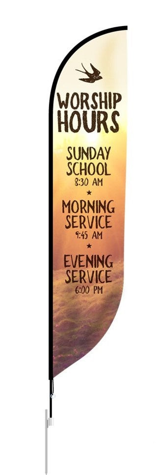 Shark Banner Small Single Sided